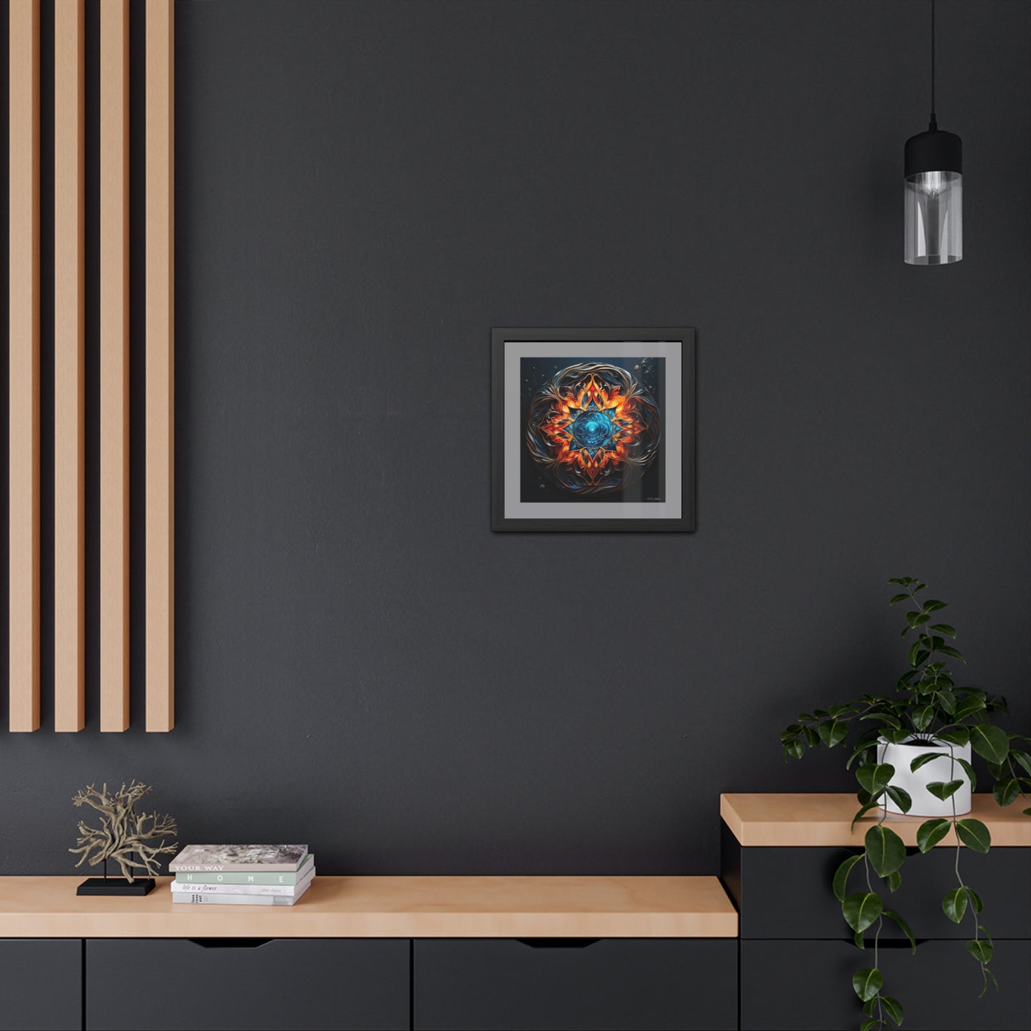 Fire and Ice - Framed Fine Art Print