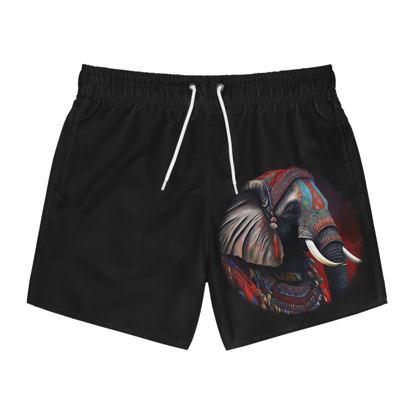 Elephant King - Artsy Swim Trunks