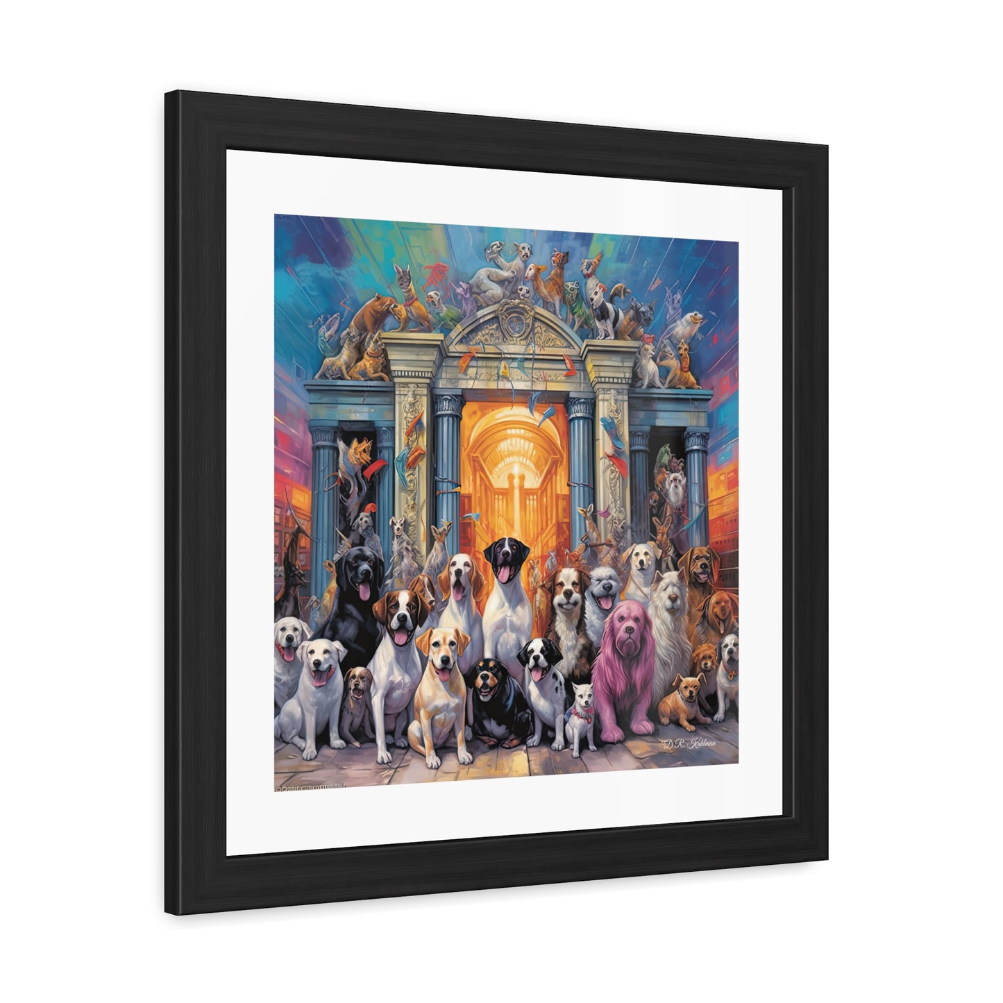 Welcome to the Pearly Gates - Framed Fine Art Print