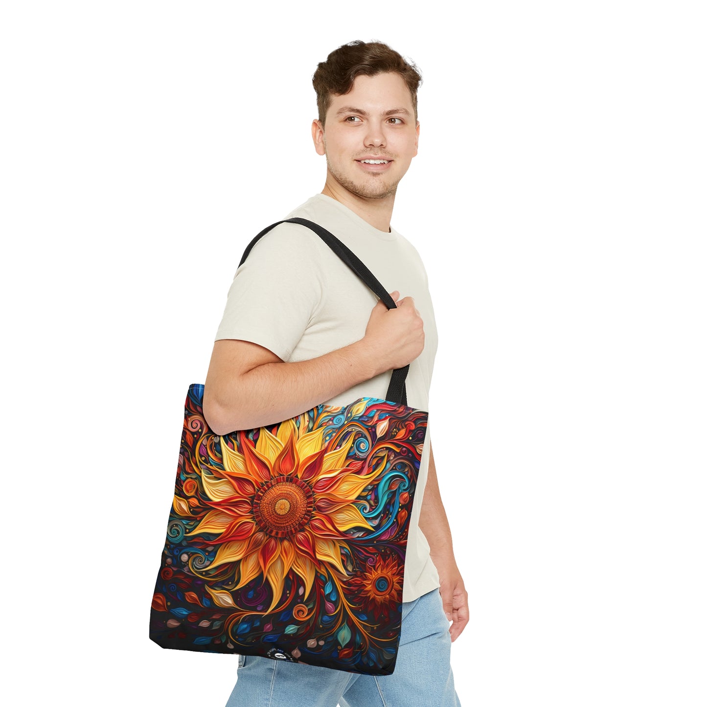 Blustery Blossom - Artistic Tote Bag