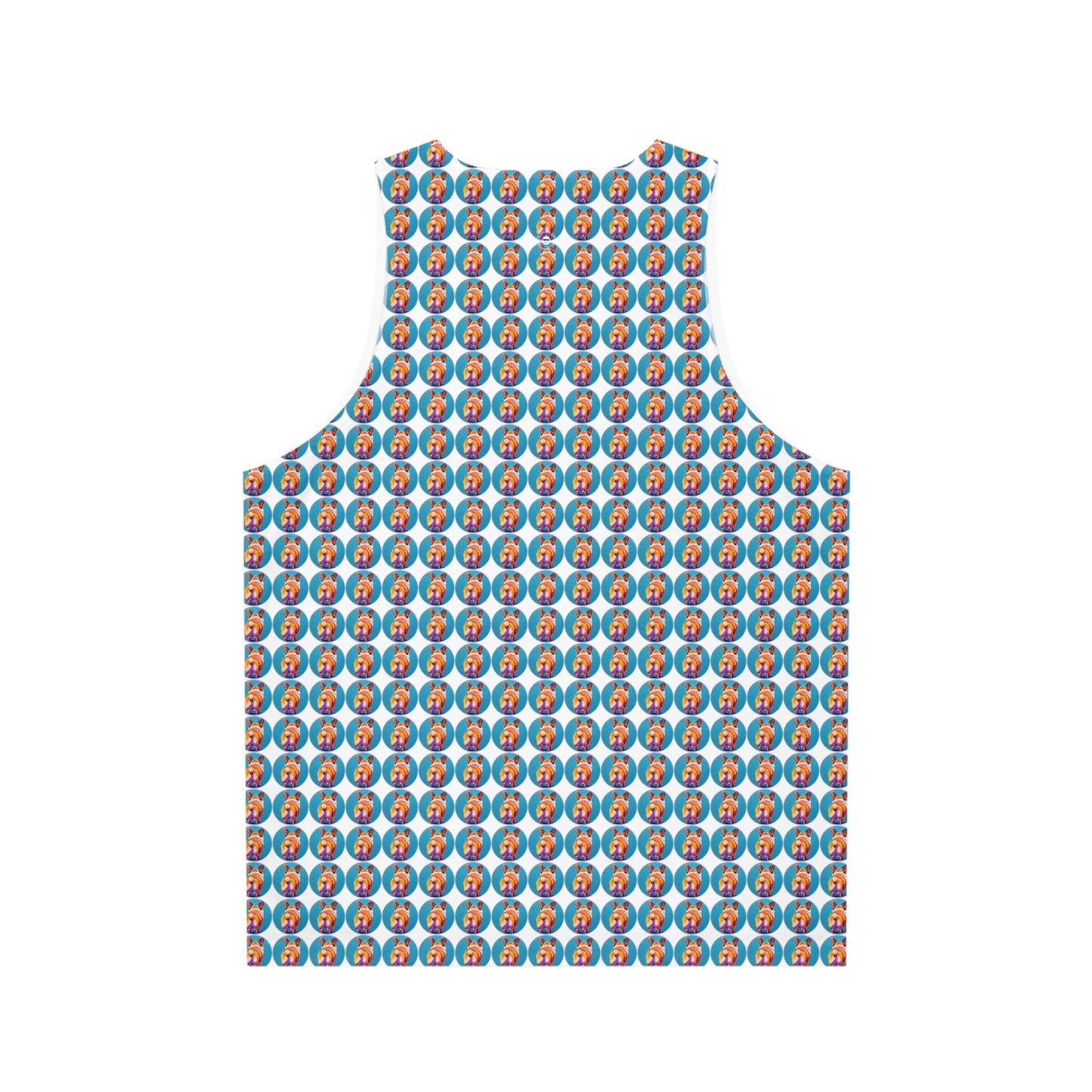 Corgi Butt Dots in White - Tank Top