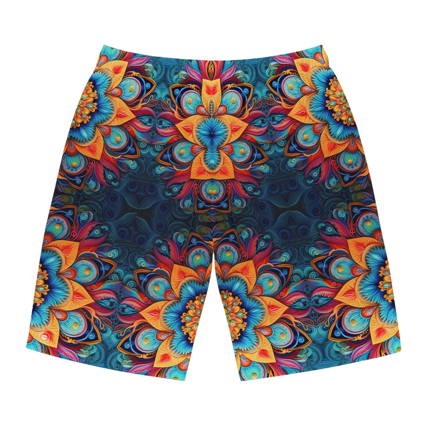 Floral Mandala - Artistic Board Shorts