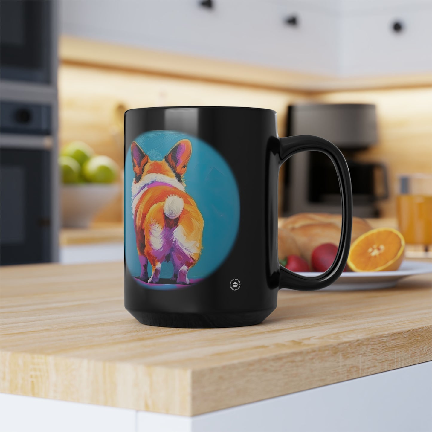 Corgi Butt Dots - Mug Art