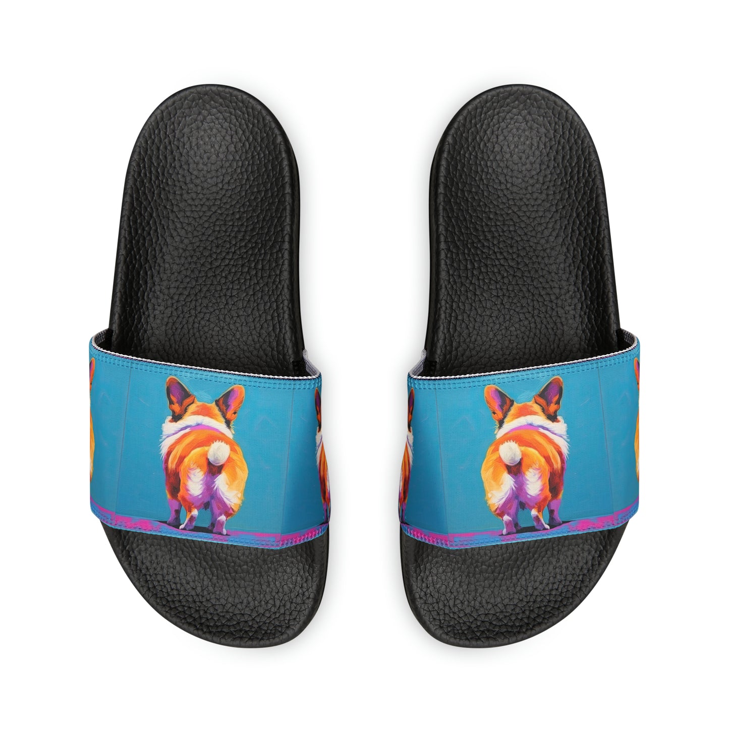 Corgi Butt Blues - Men's Slides