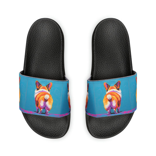 Corgi Butt Blues - Men's Slides