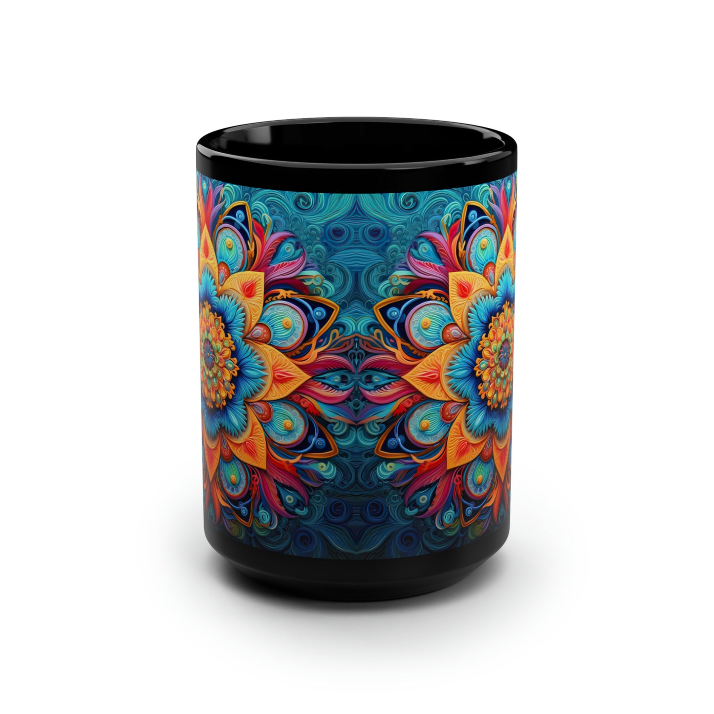 Floral Mandala - Mug Art