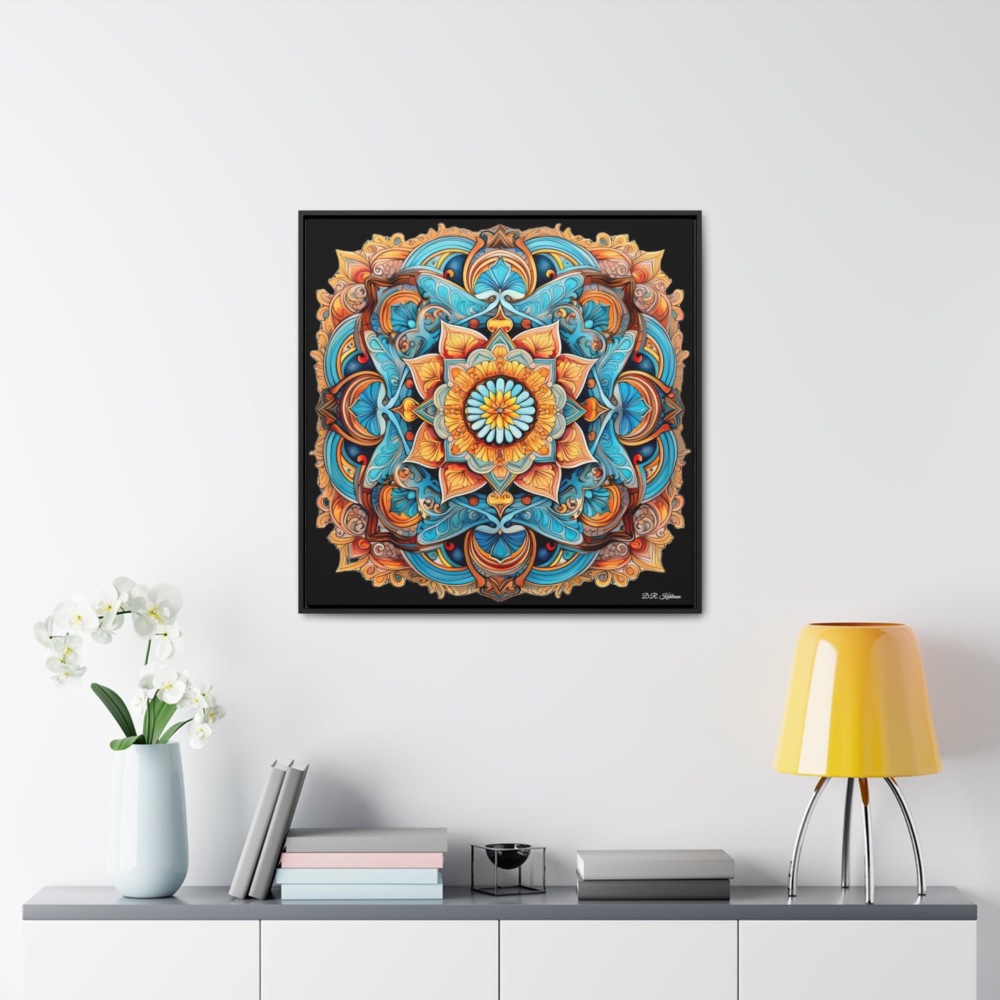 Winged Mandala on Canvas