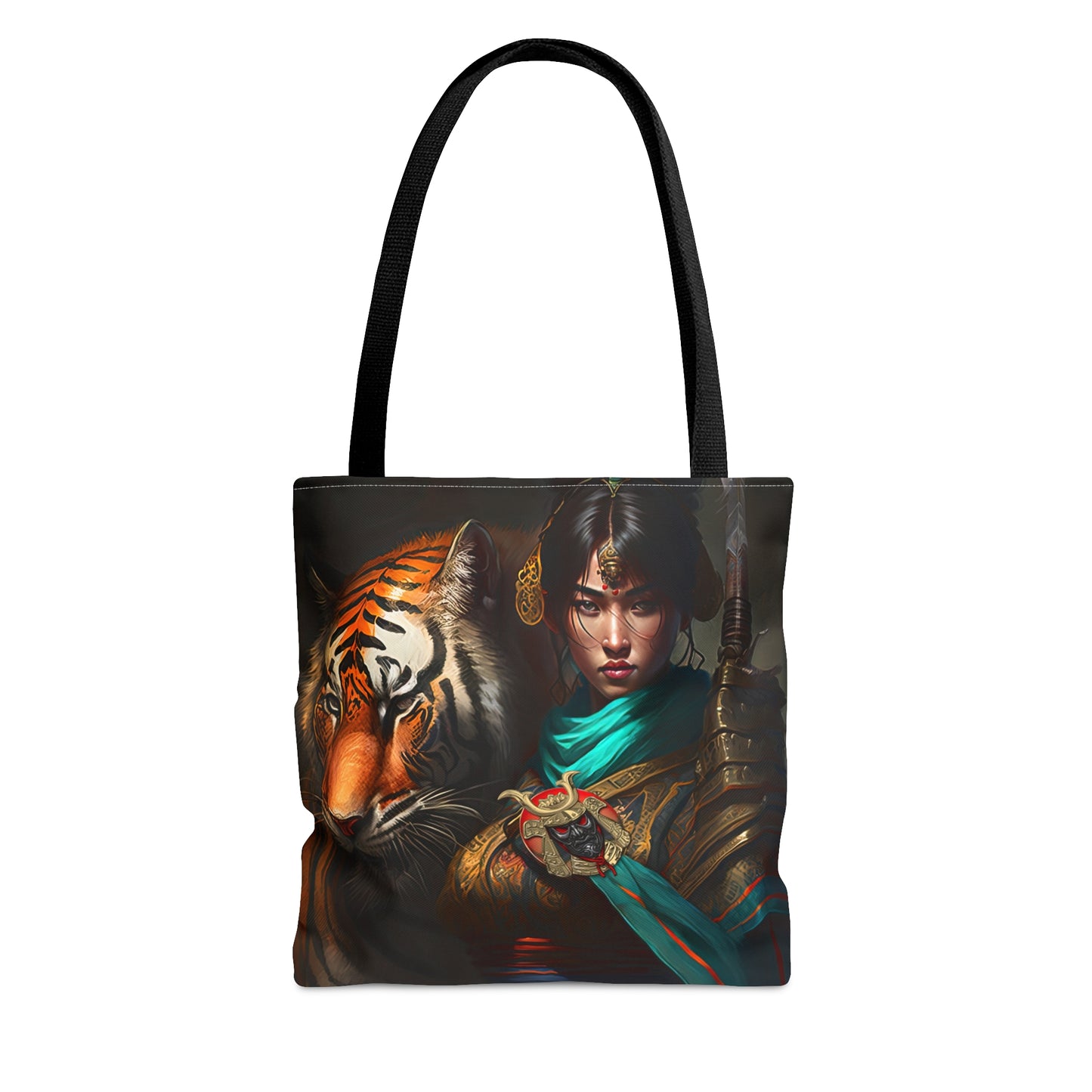 Bengal Tiger Goddess - Artistic Tote Bag