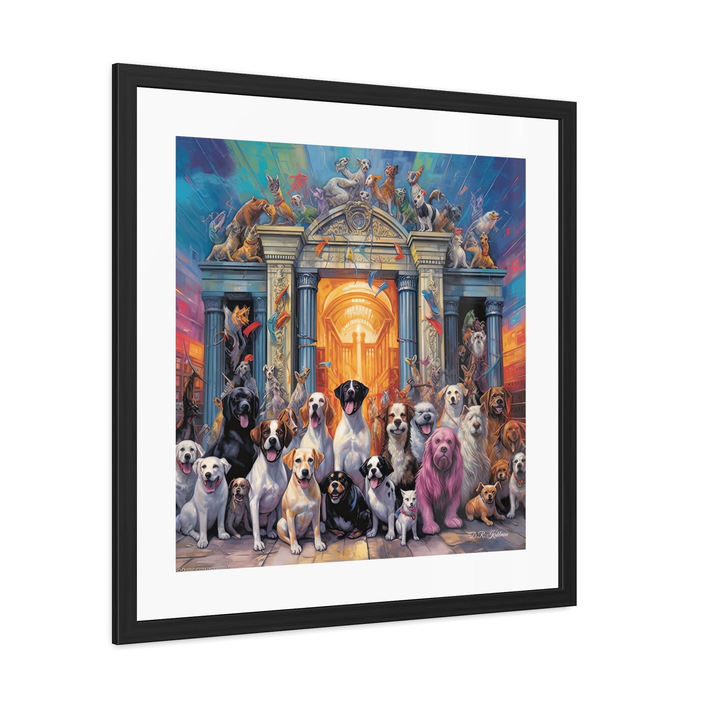 Welcome to the Pearly Gates - Framed Fine Art Print