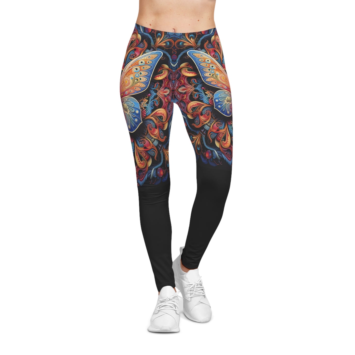 Butterfly Mandala - Artistic Leggings