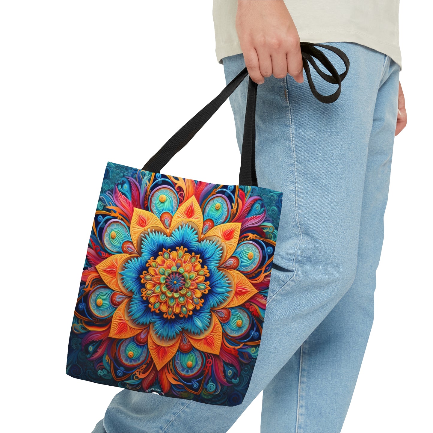 Floral Mandala - Artistic Tote Bag