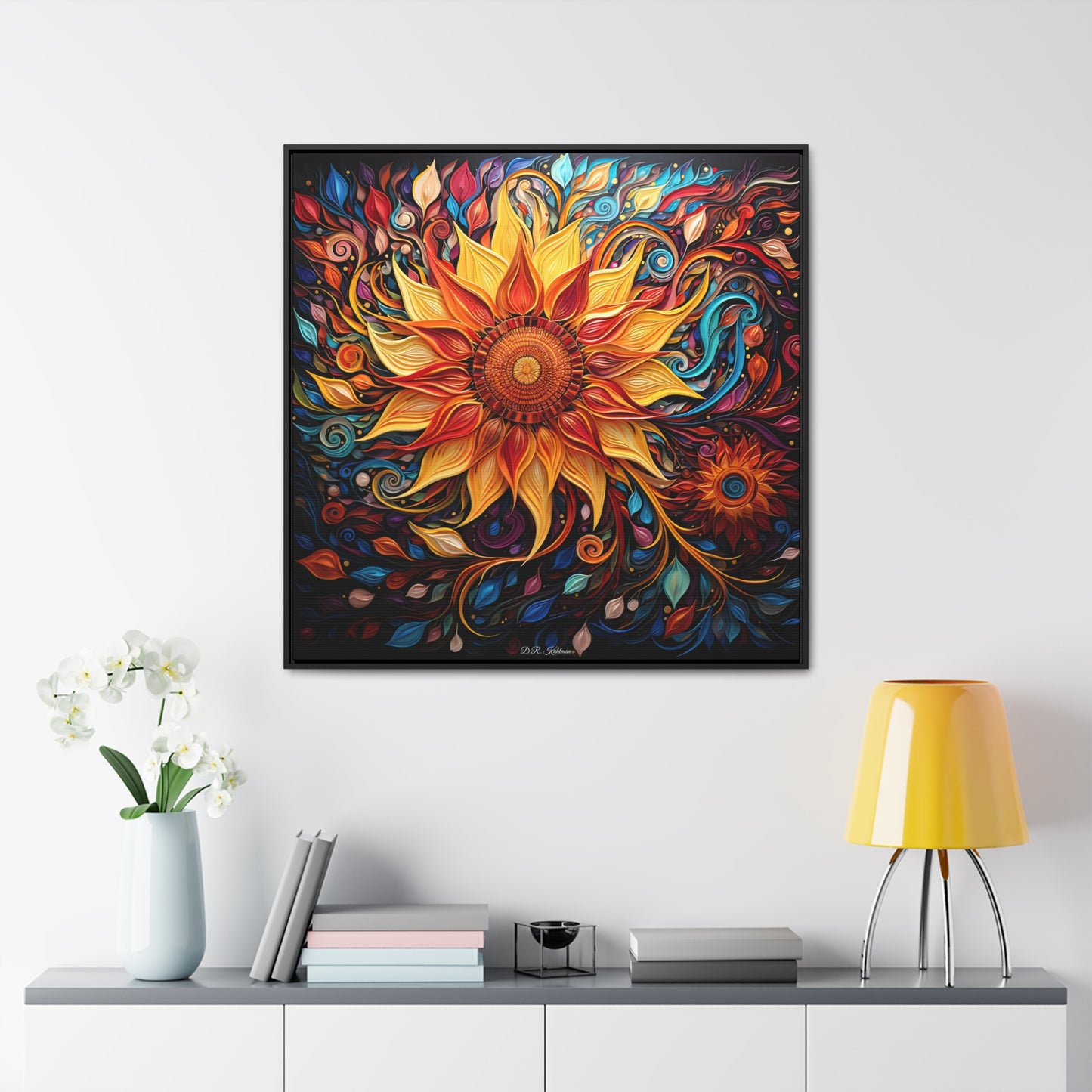 Blustery Blossom on Canvas