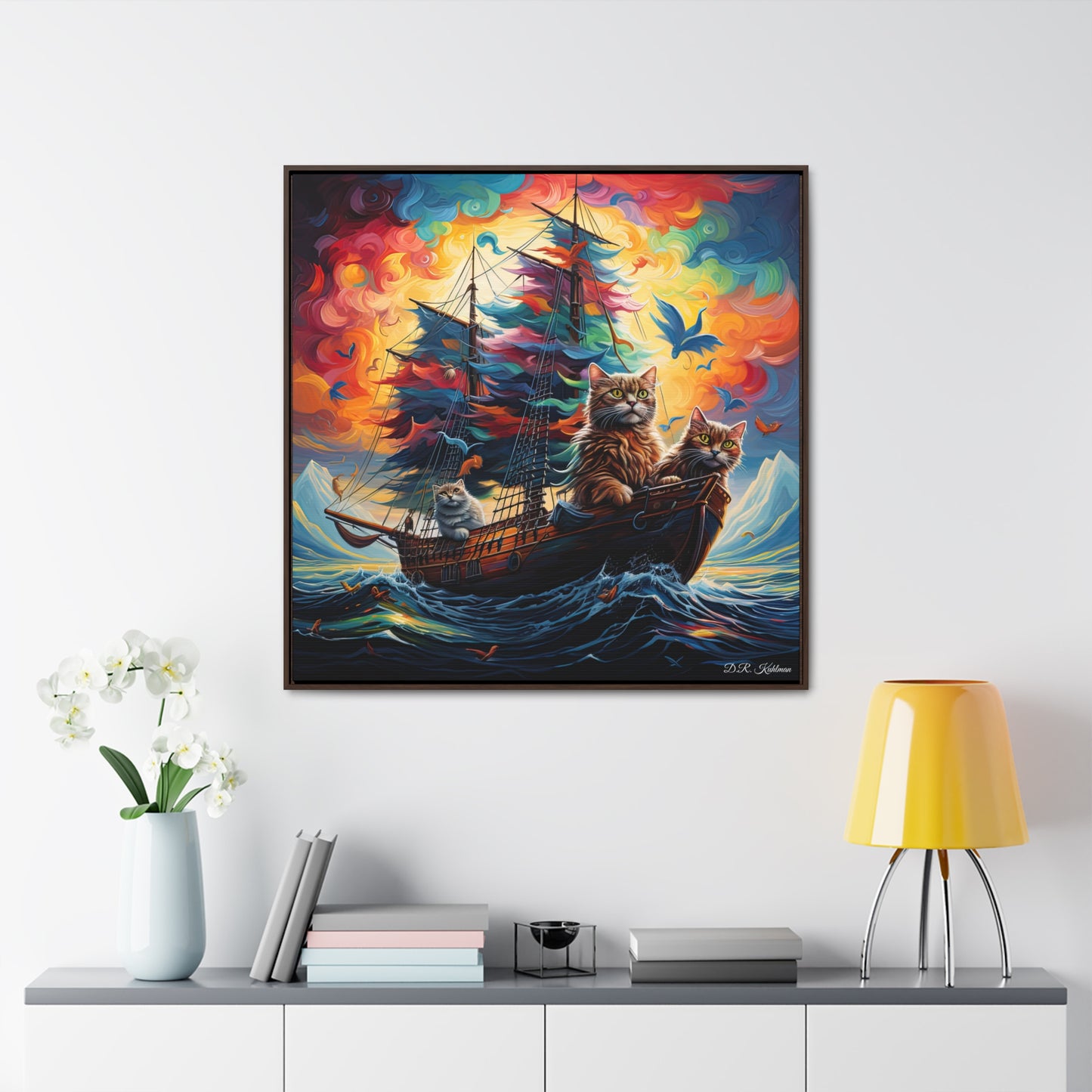 Sea Cats on Canvas