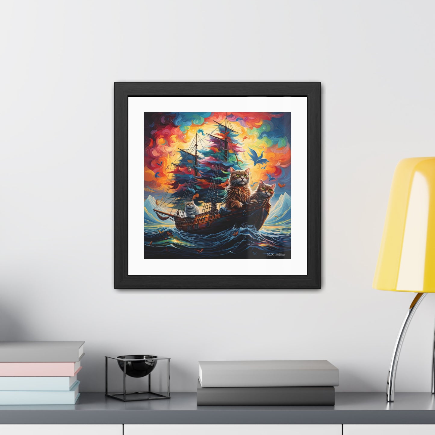 Sea Cats - Framed Fine Art Print