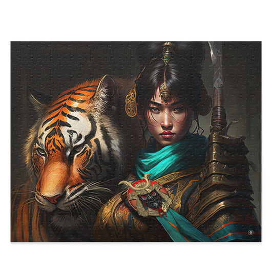 Bengal Tiger Goddess - Jigsaw Puzzle