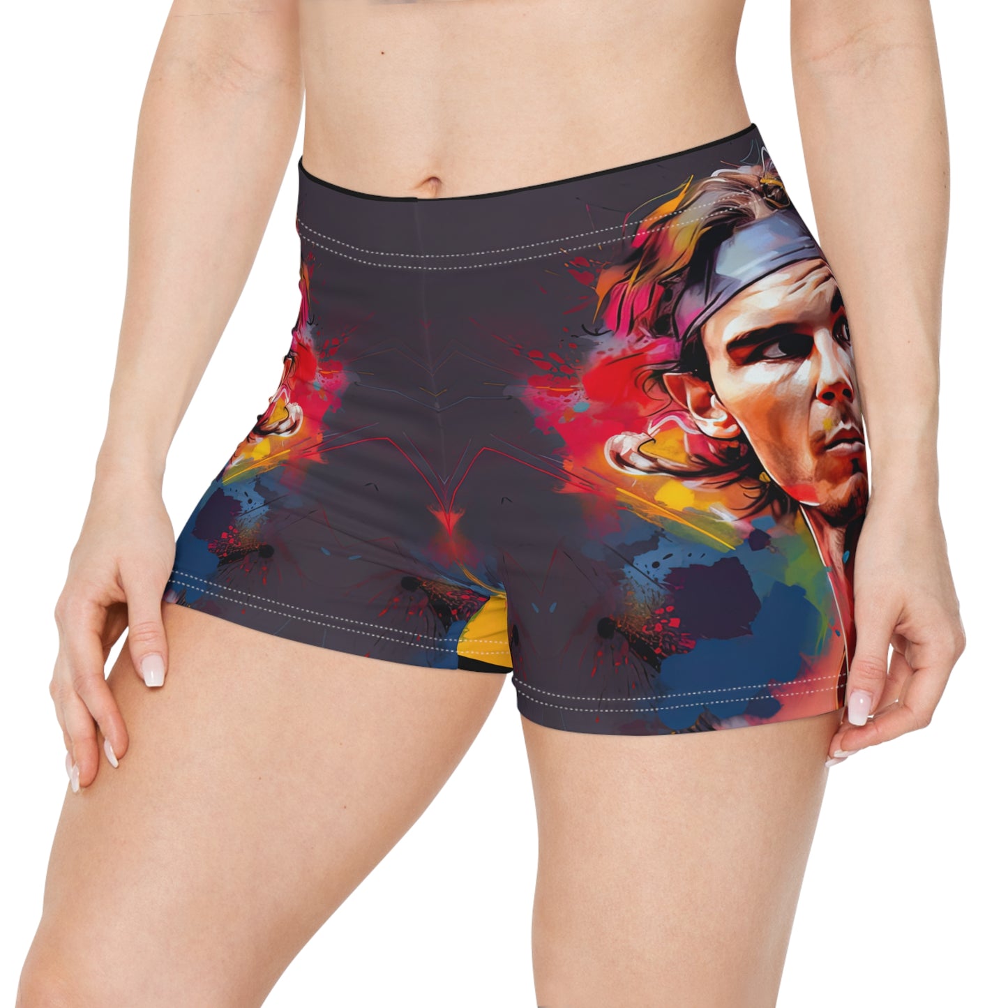 Raphael Nadal Portrait - Artistic Shorts