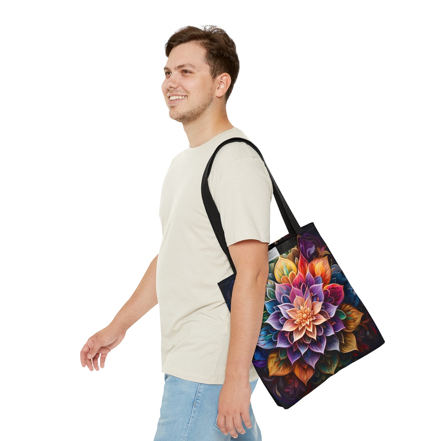 Lotus Mandala - Artistic Tote Bag