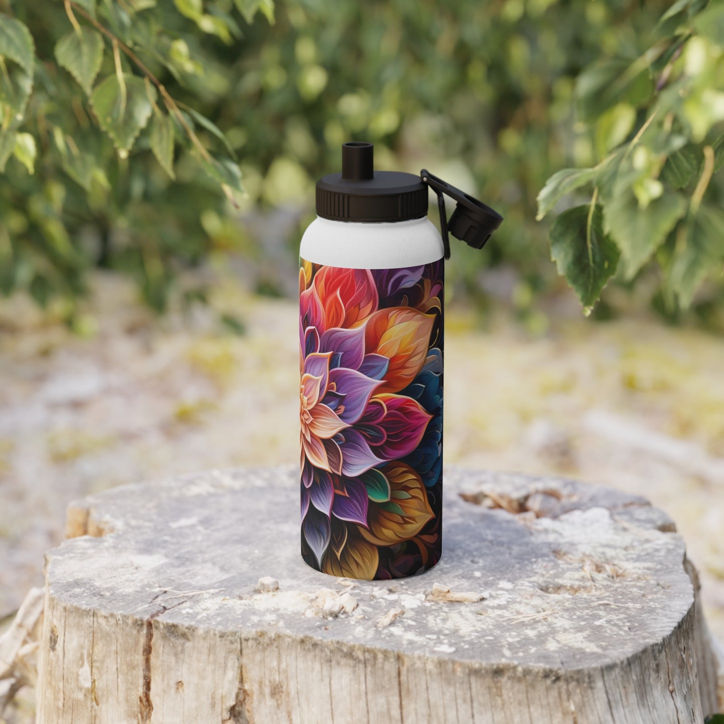 Lotus Mandala - Water Bottle