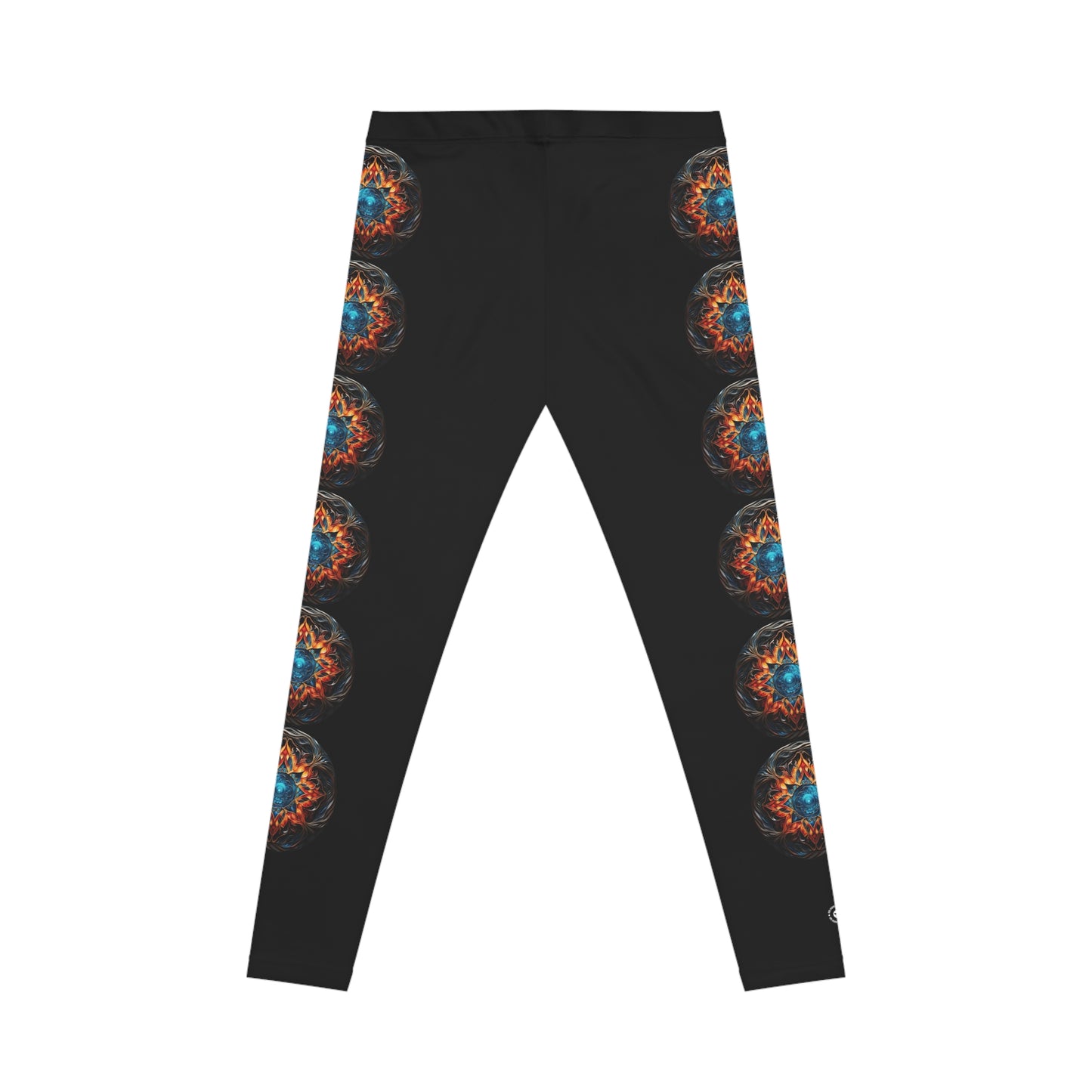 Fire and Ice - Artistic Leggings