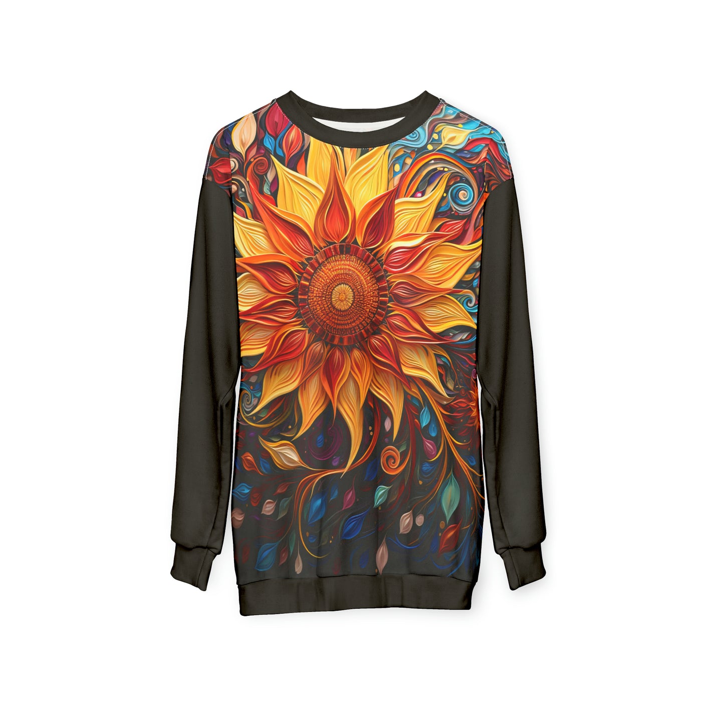 Blustery Blossom - Artistic Sweatshirt