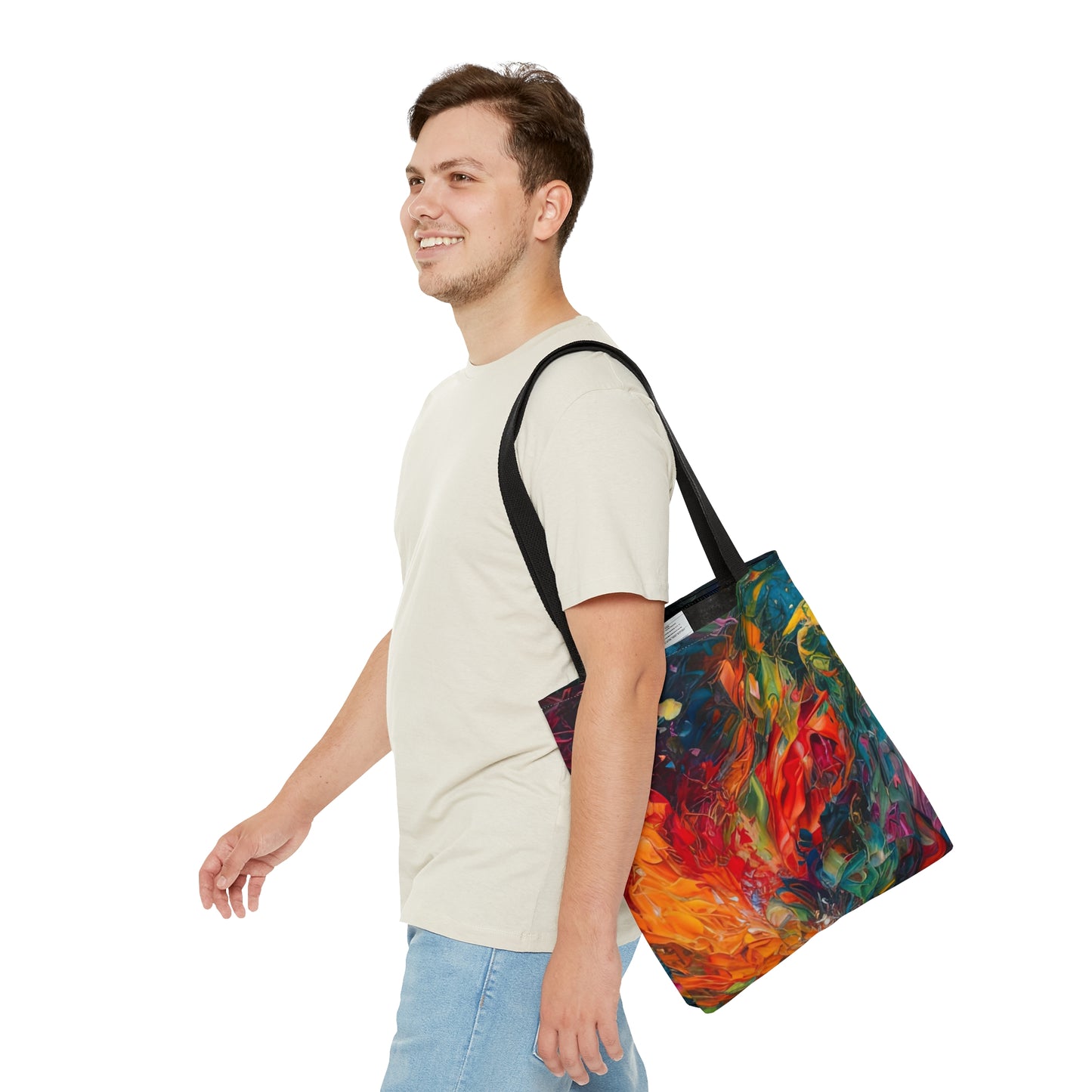 Colorized Dark Energy - Artistic Tote Bag