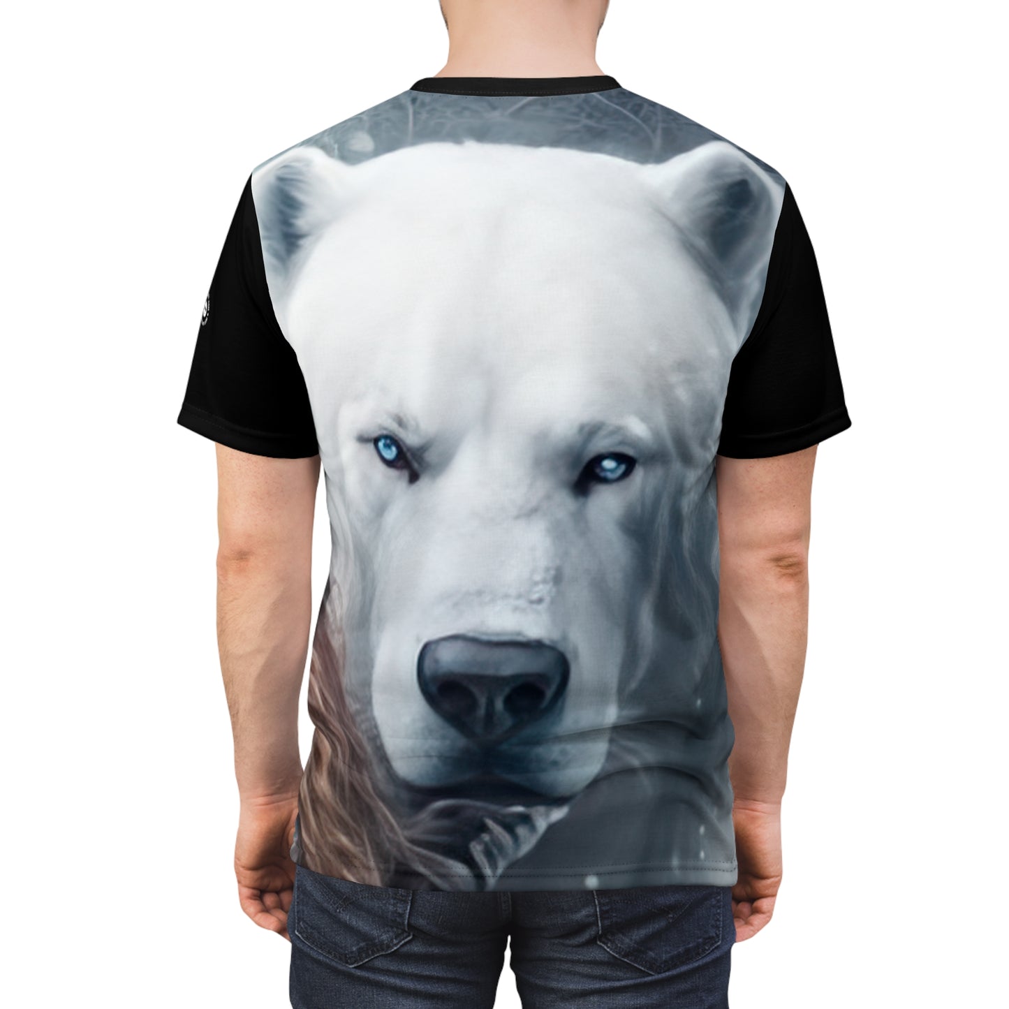 Polar Bear Stare in Black - Fashion Tee