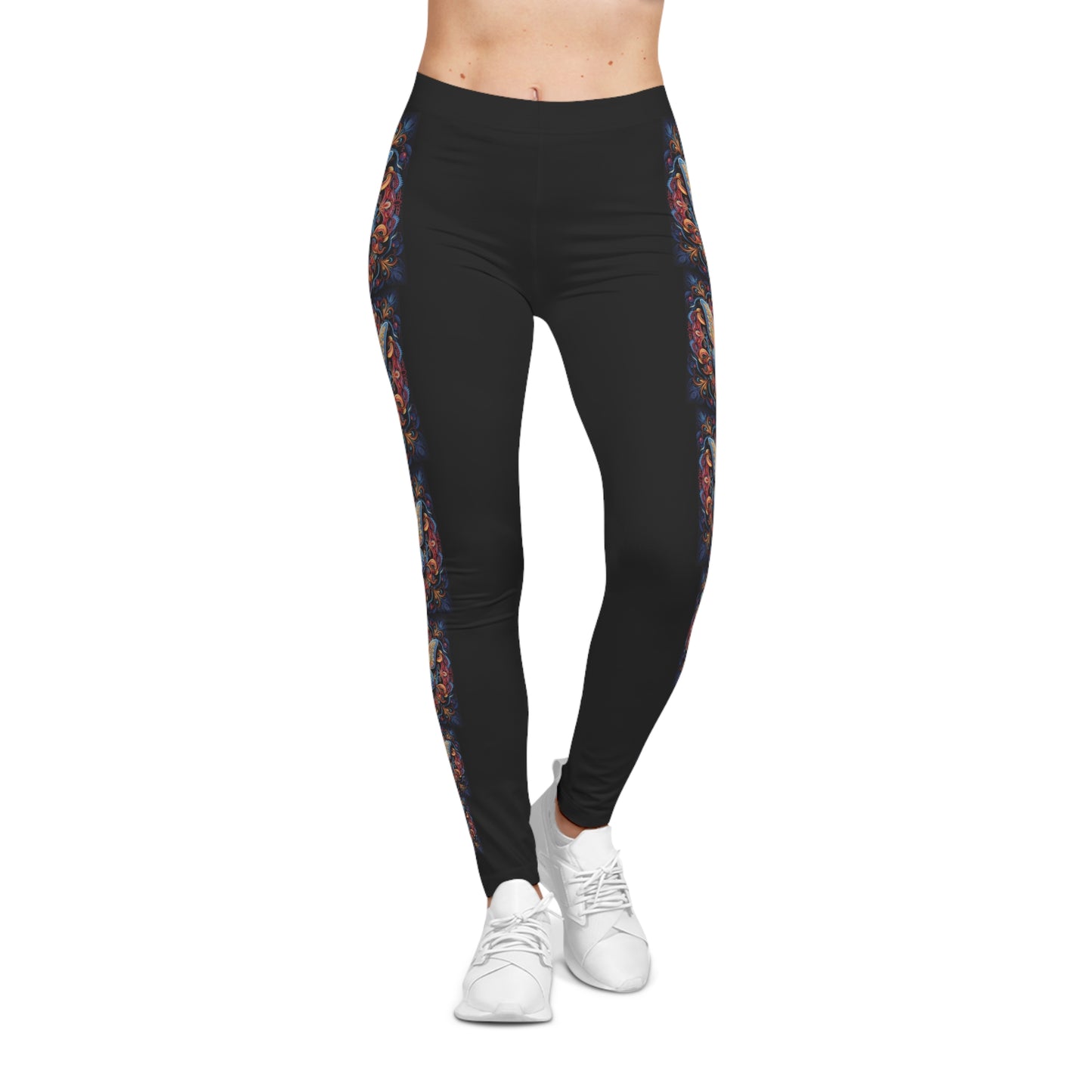 Butterfly Mandala Trail - Artistic Leggings