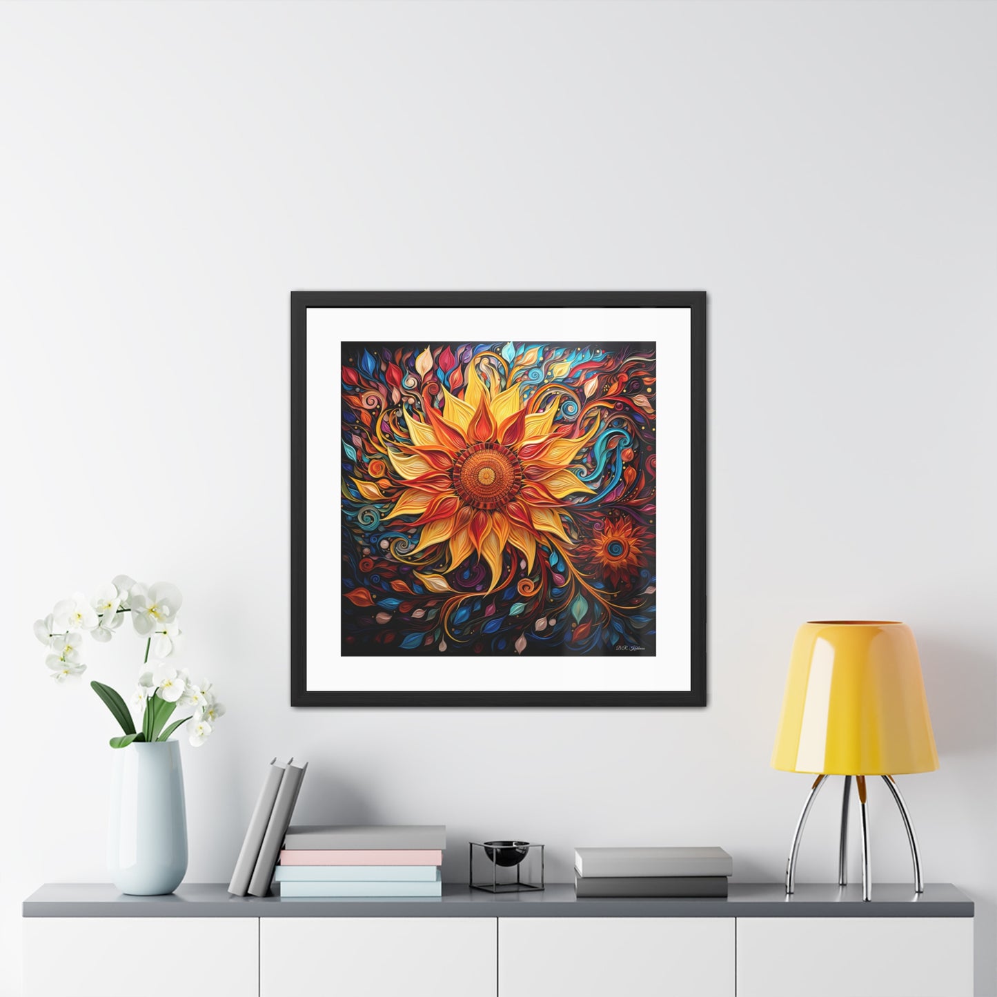 Blustery Blossom - Framed Fine Art Print