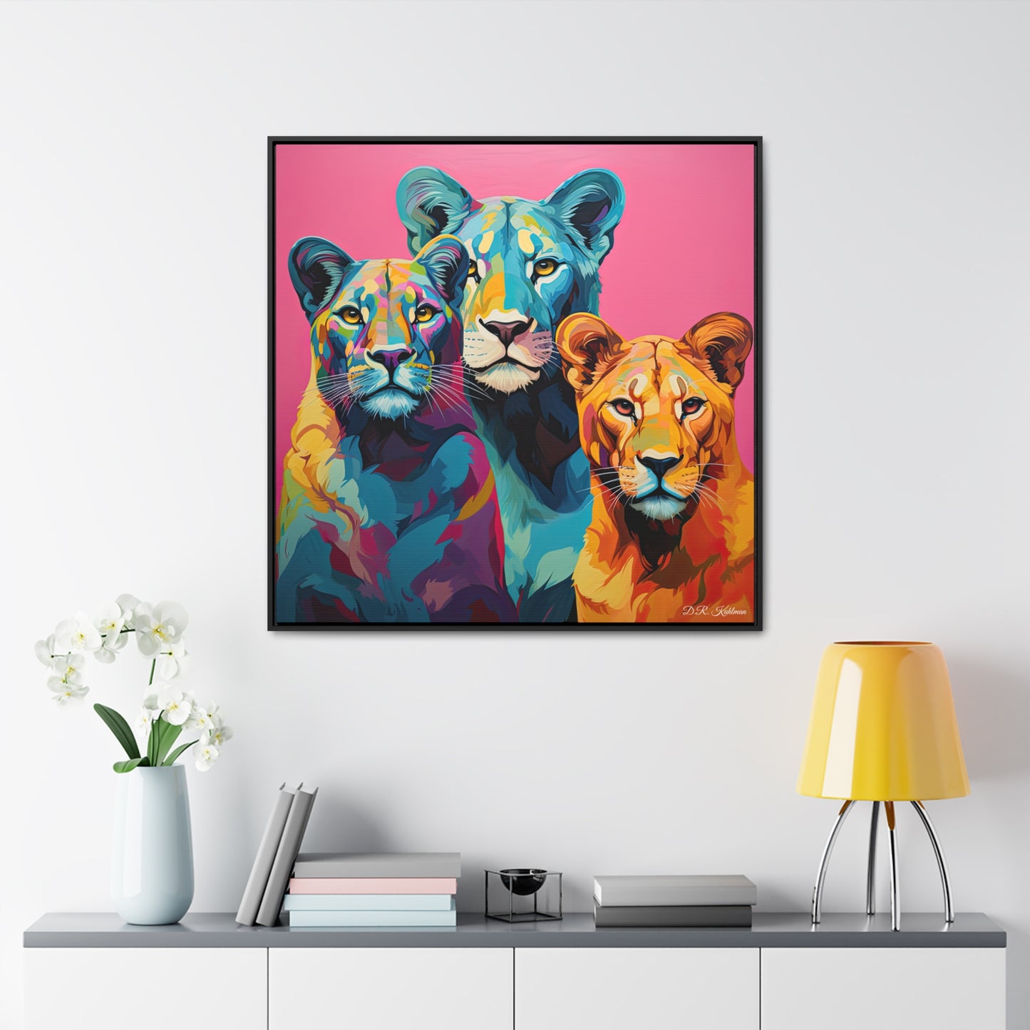 Lion Pride on Canvas