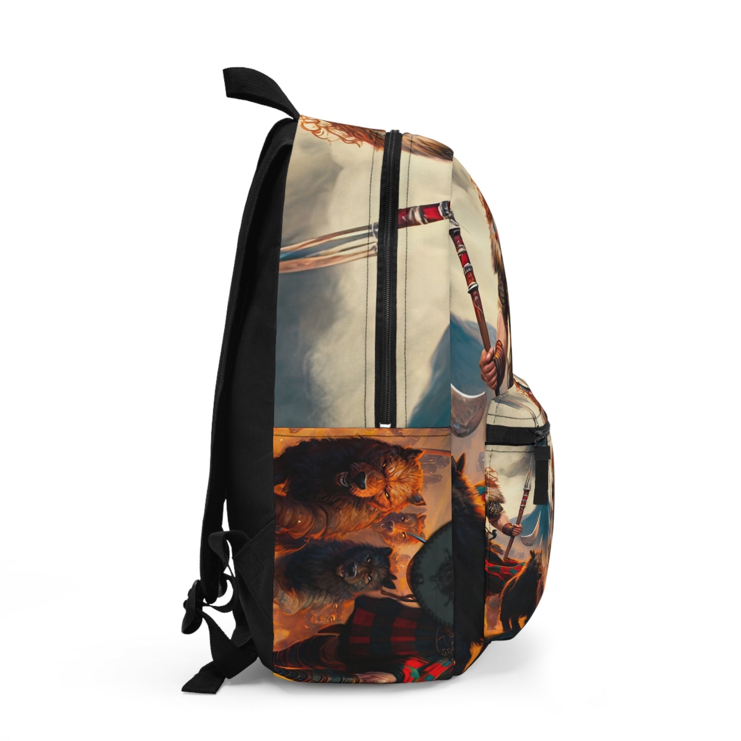 Scottish Battle Dog Pack - Artsy Backpack