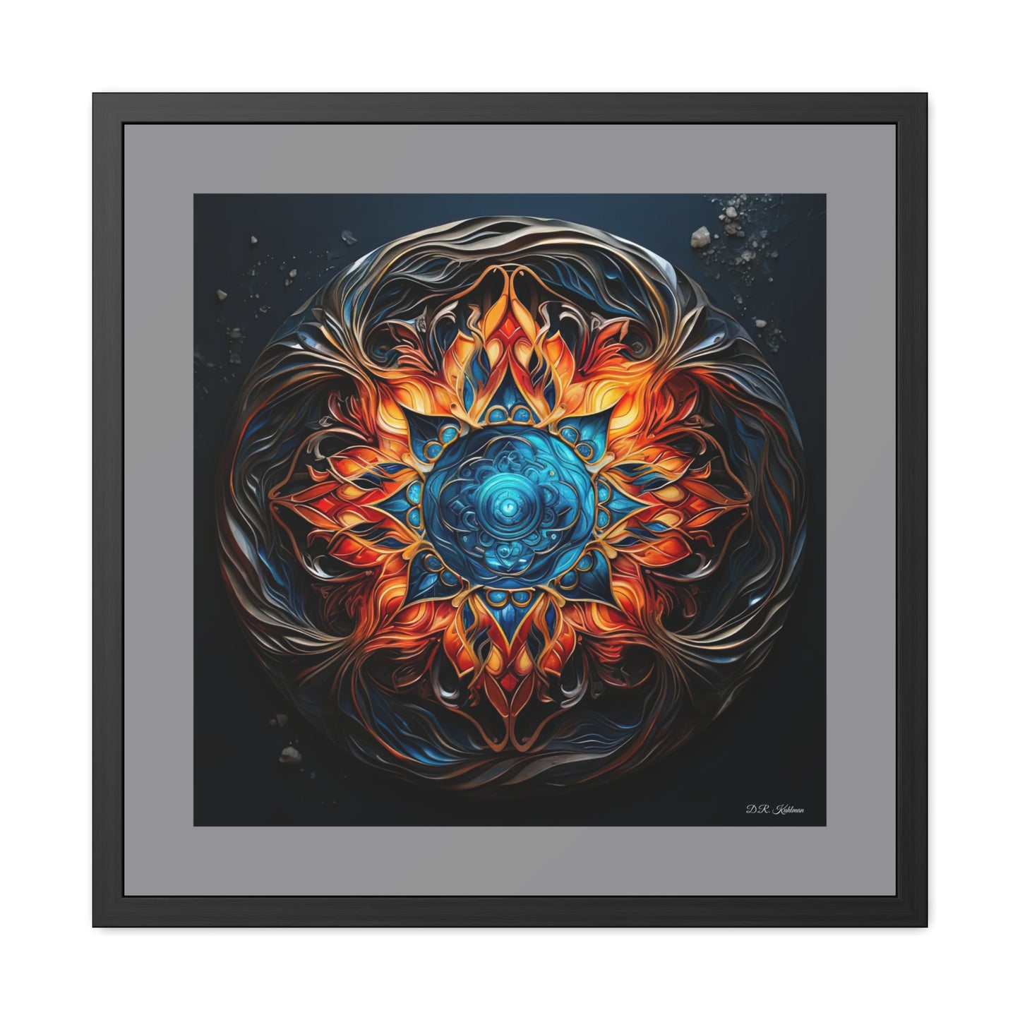 Fire and Ice - Framed Fine Art Print