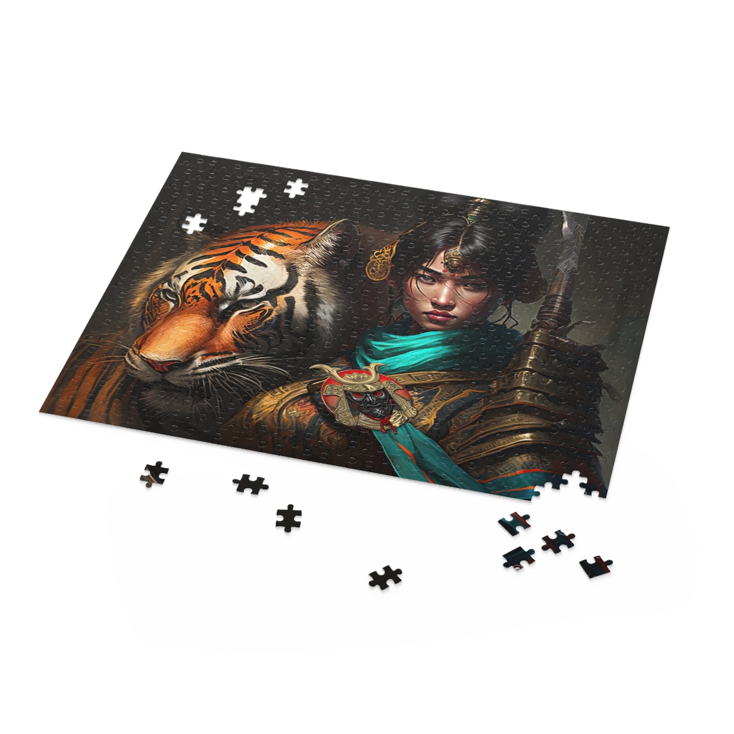 Bengal Tiger Goddess - Jigsaw Puzzle