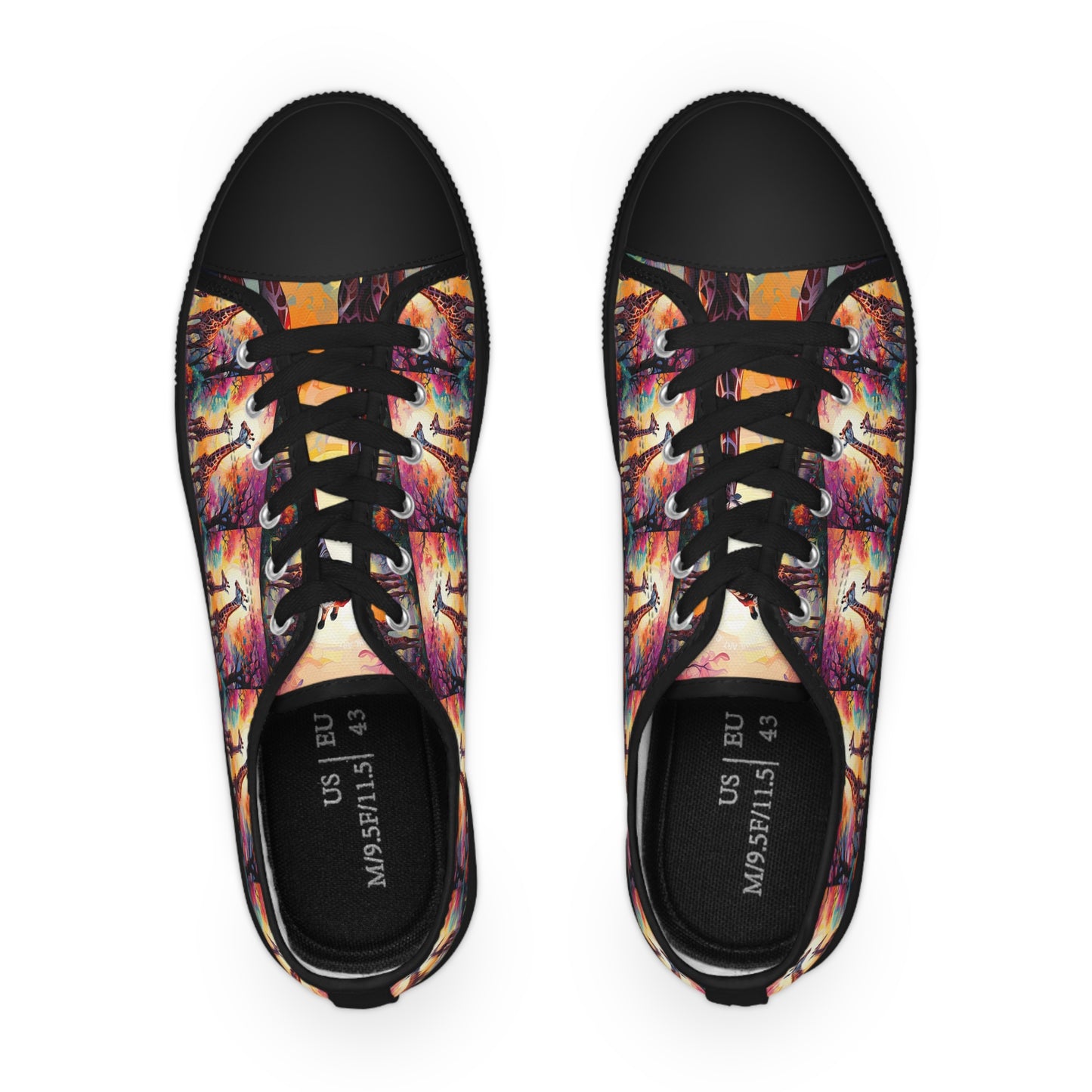 Giraffe Sunrise - Men's Sneakers