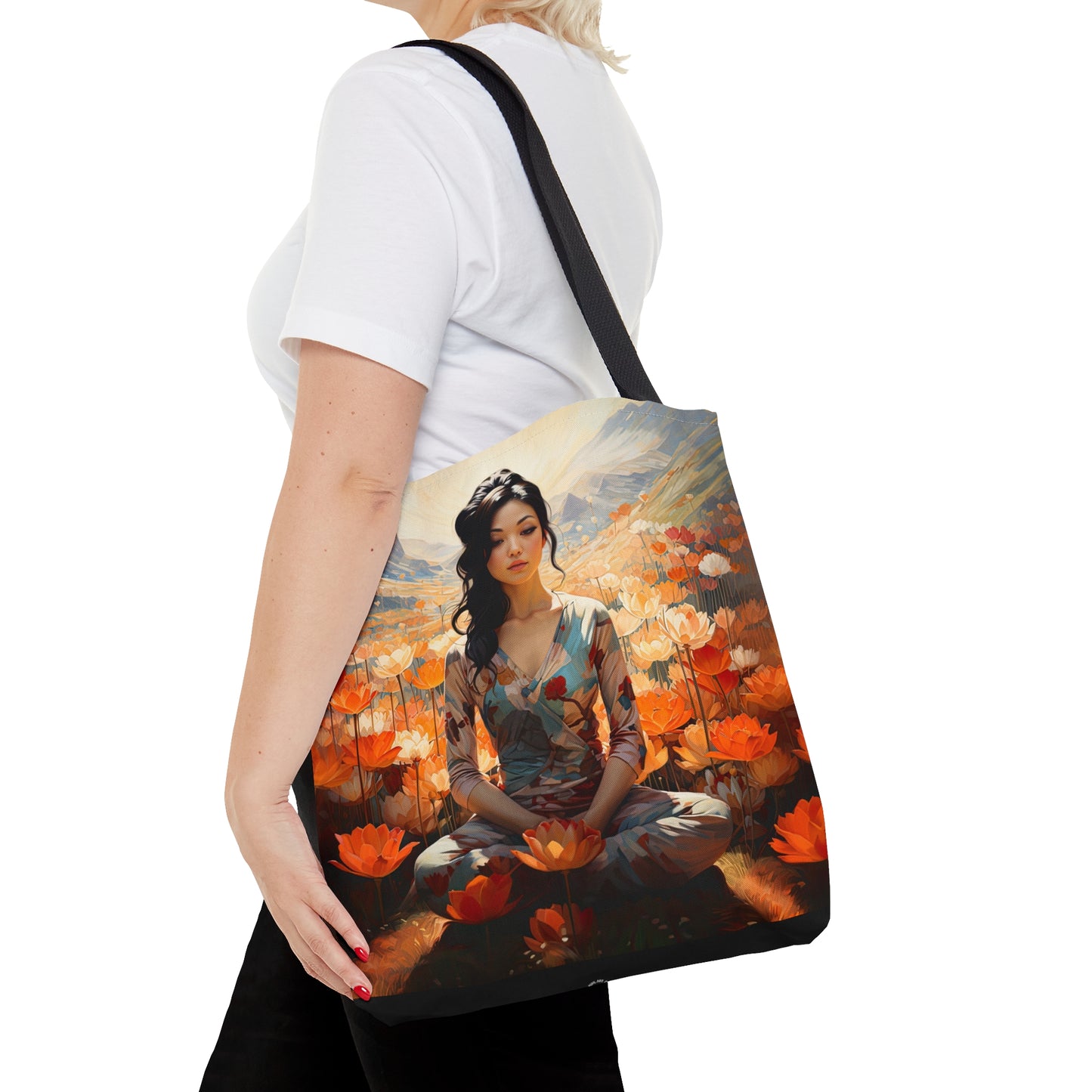 Enlotusment - Artistic Tote Bag