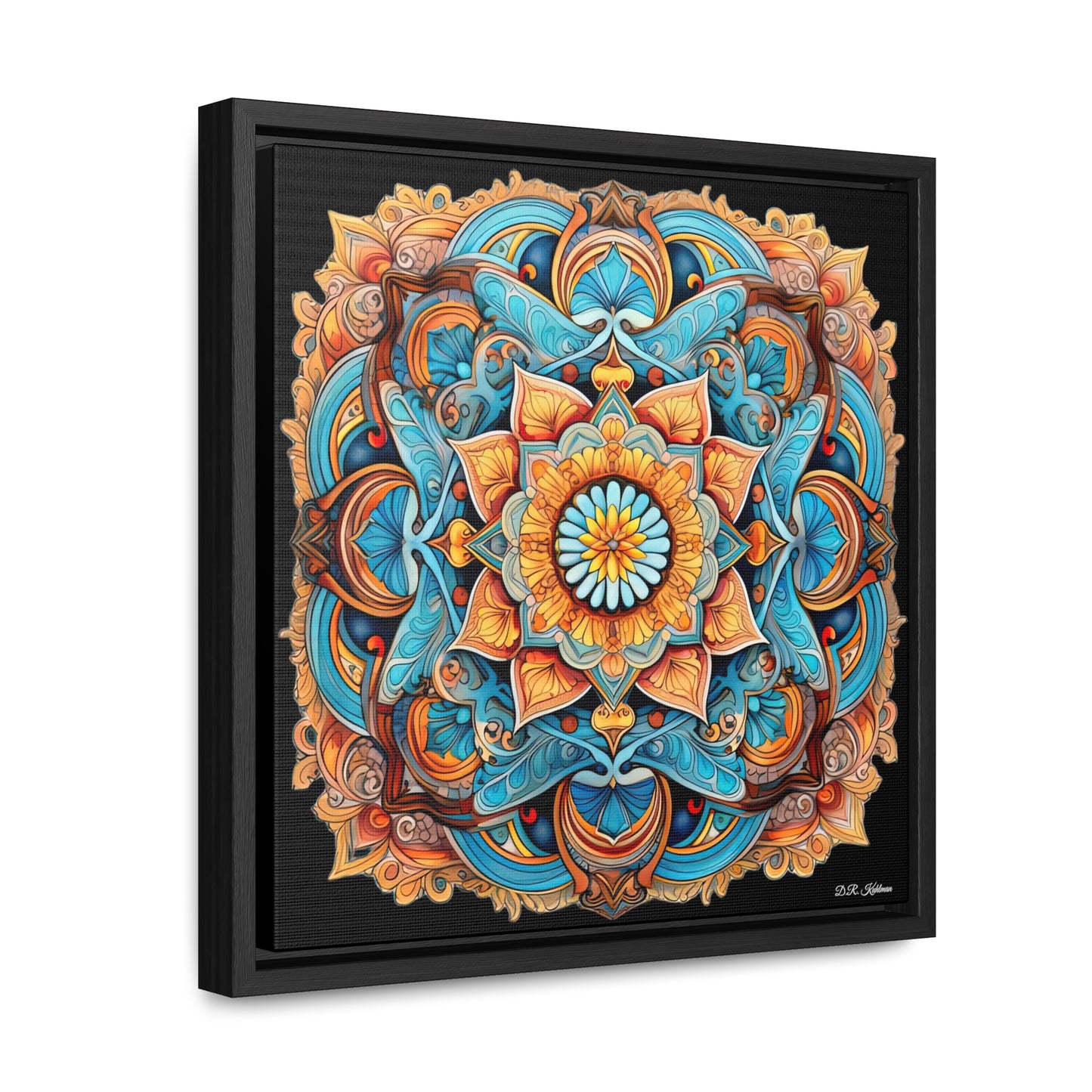 Winged Mandala on Canvas