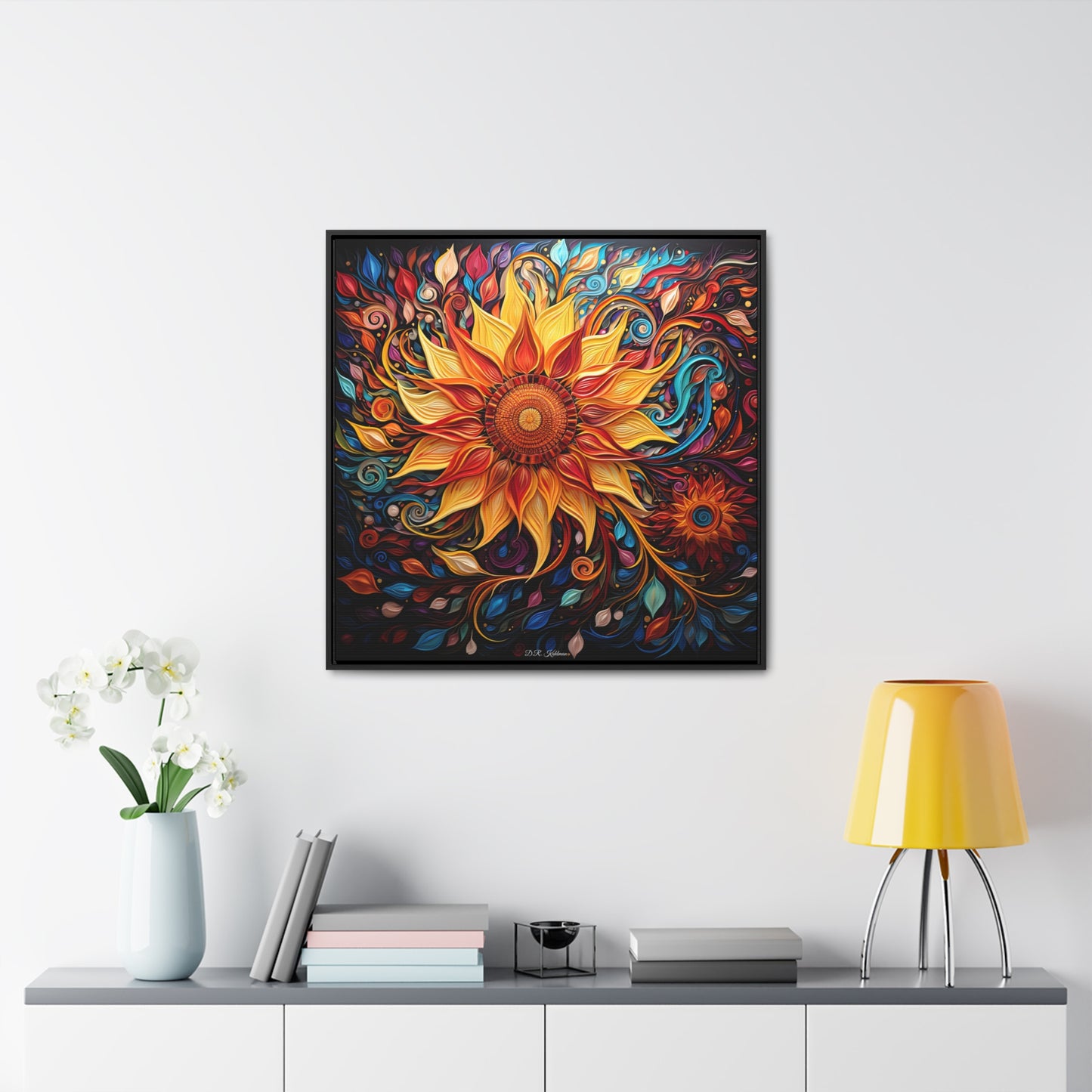 Blustery Blossom on Canvas