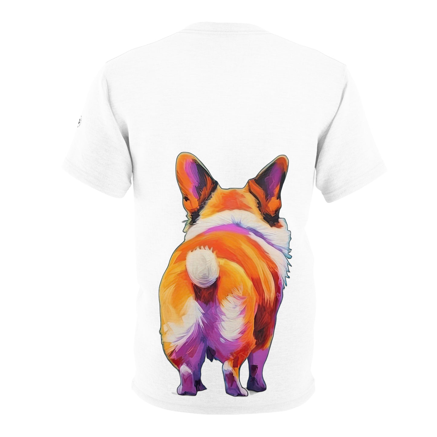 Corgi Butt in White - Fashion Tee