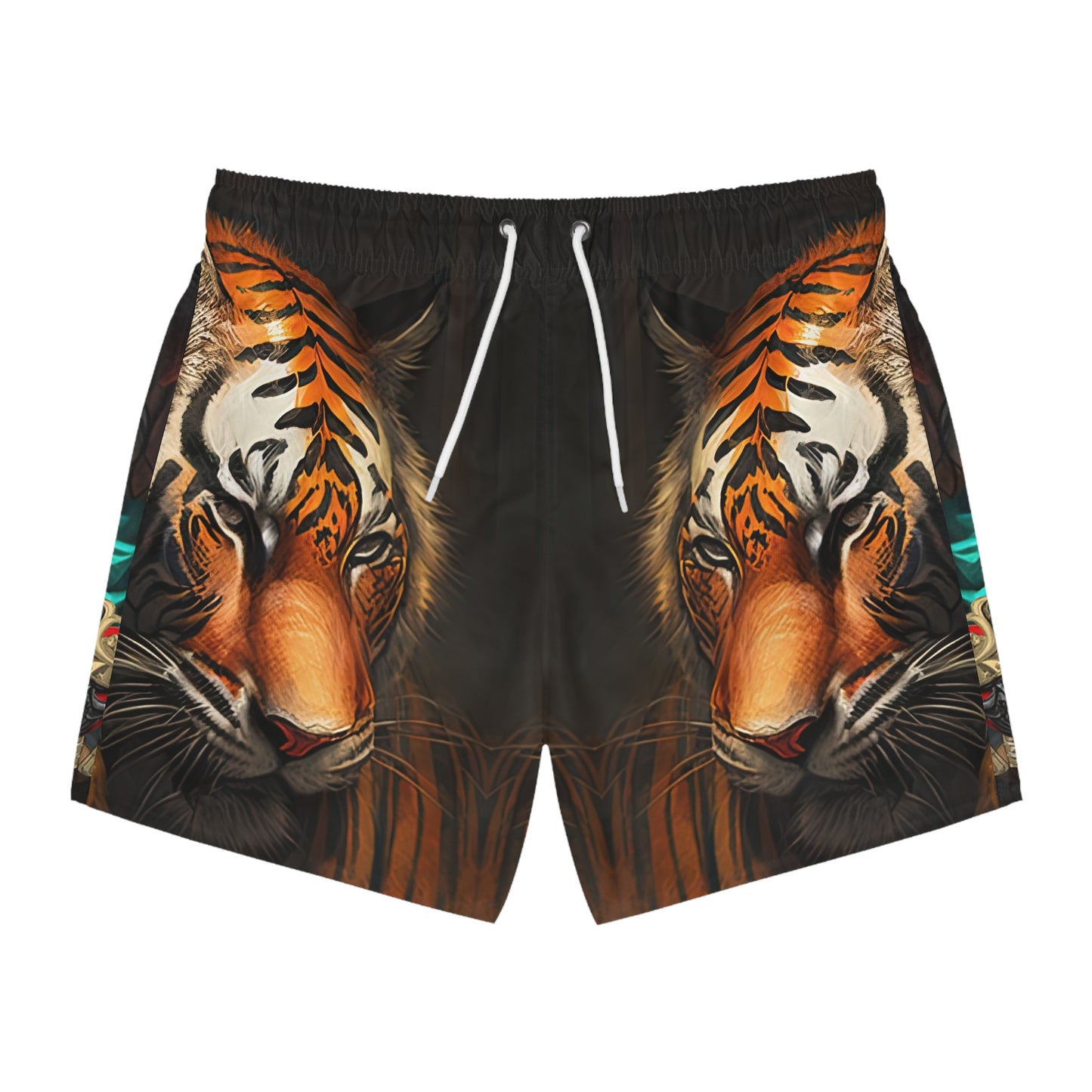 Bengal Tiger Goddess - Artsy Swim Trunks