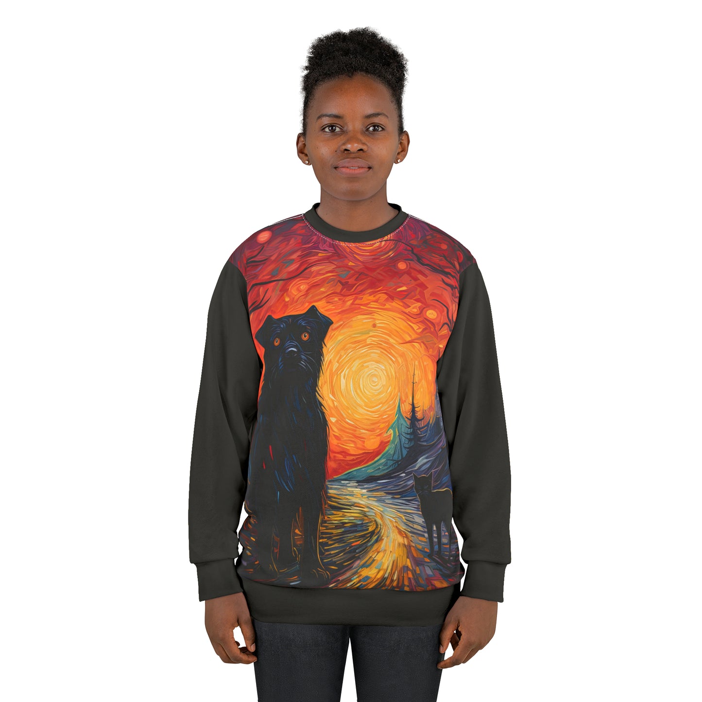 Scary Night - Artistic Sweatshirt