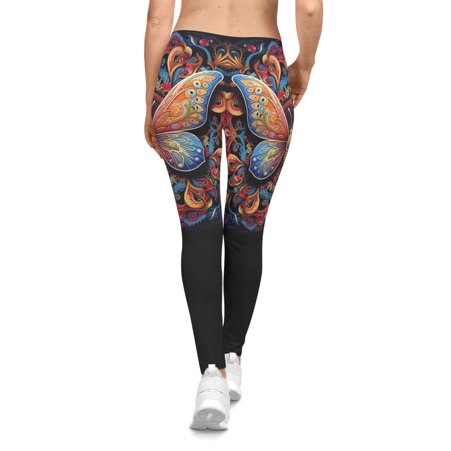 Butterfly Mandala - Artistic Leggings