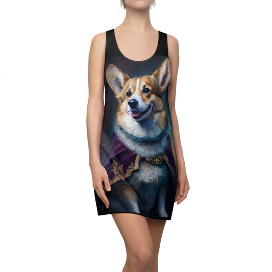 Corgi Royalty - Artistic Racerback Dress