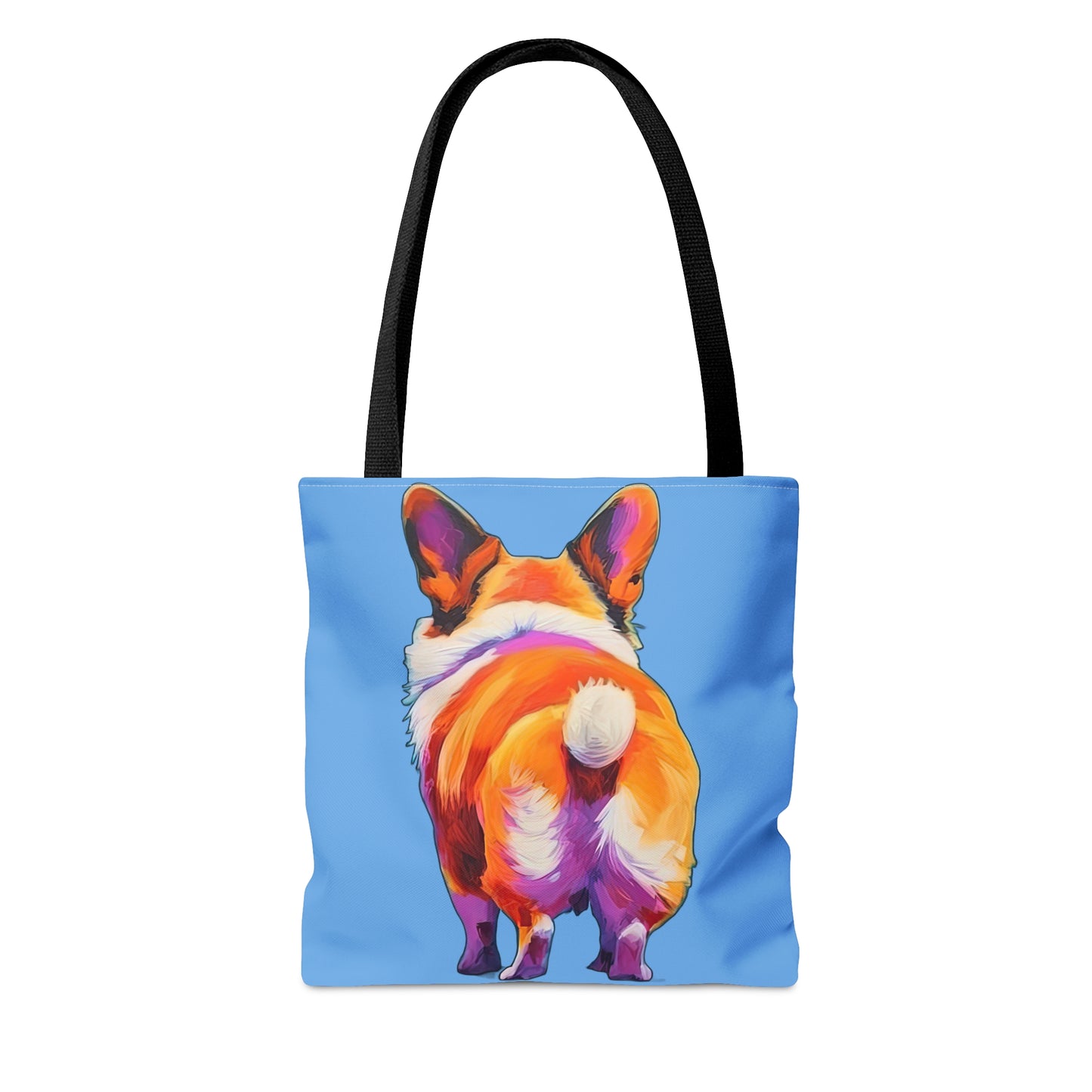 Corgi Butt in Blue - Artistic Tote Bag