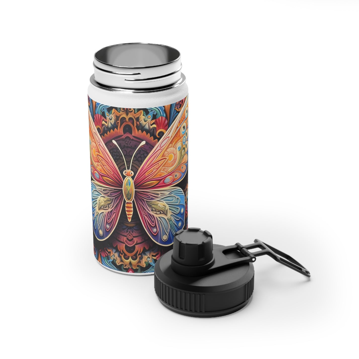 Butterfly Mandala - Water Bottle