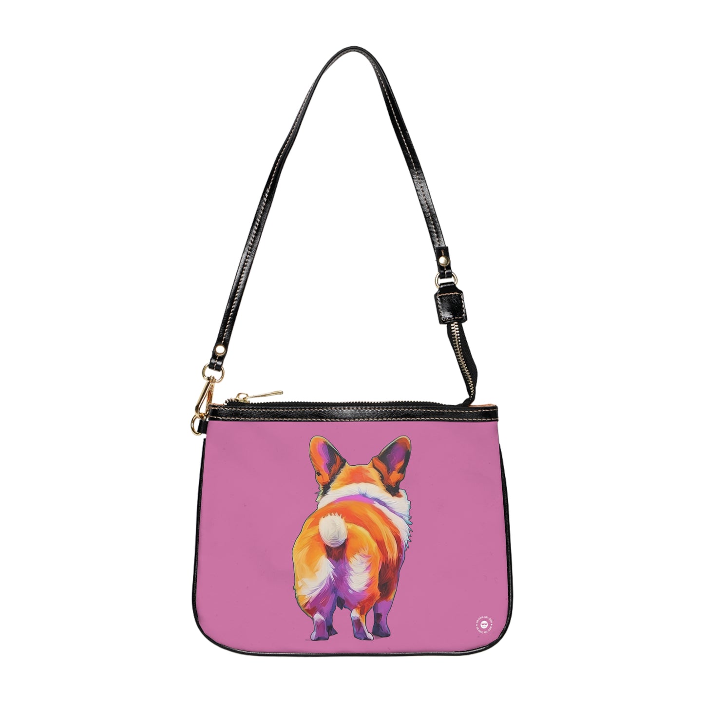 Corgi Butt in Pink - Small Purse