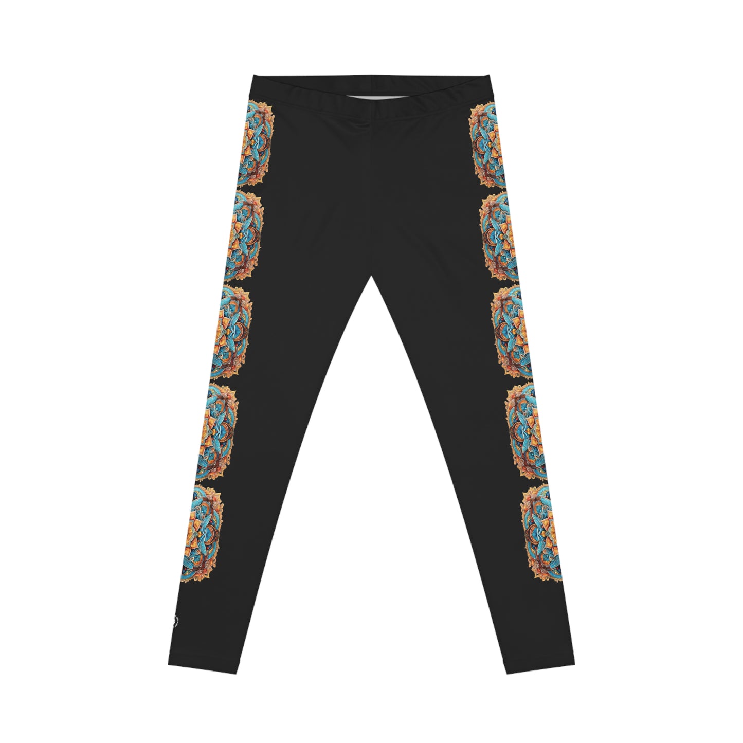 Winged Mandala Trail - Artistic Leggings