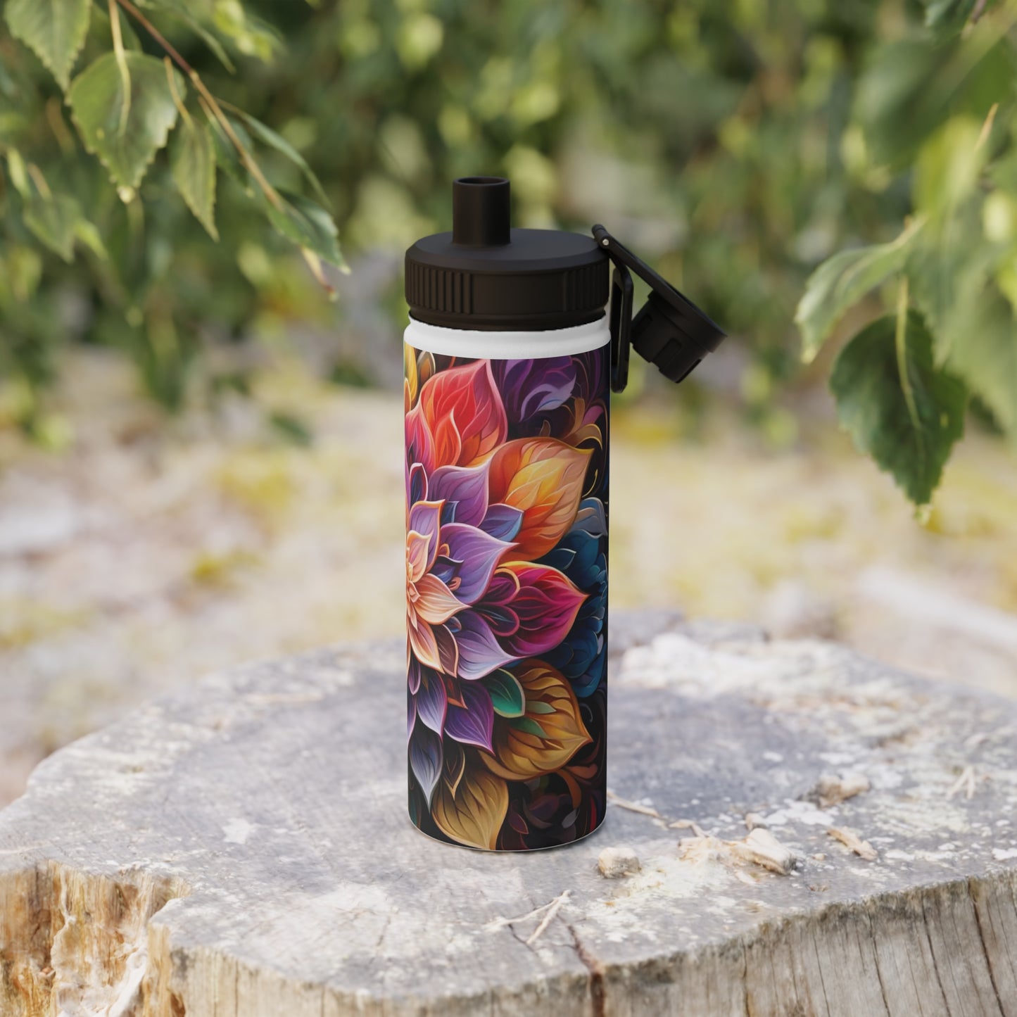 Lotus Mandala - Water Bottle