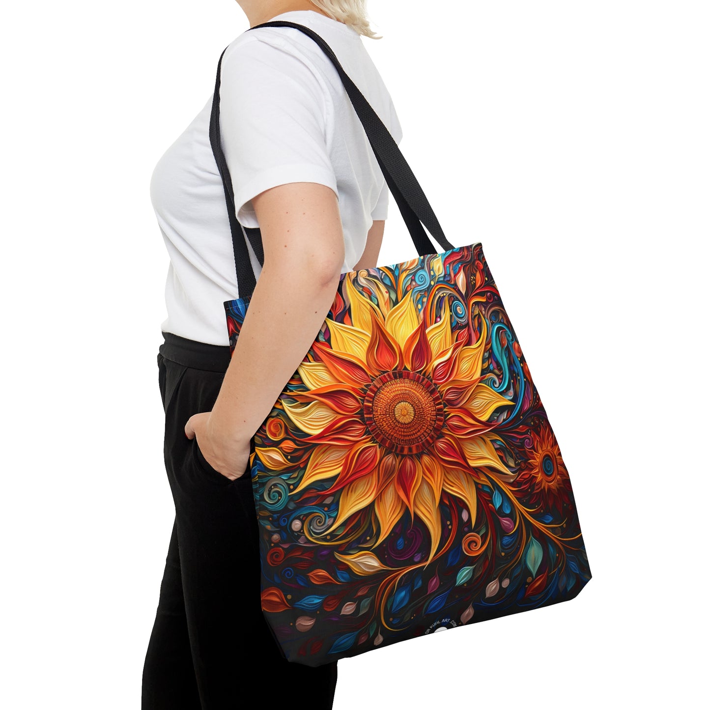 Blustery Blossom - Artistic Tote Bag