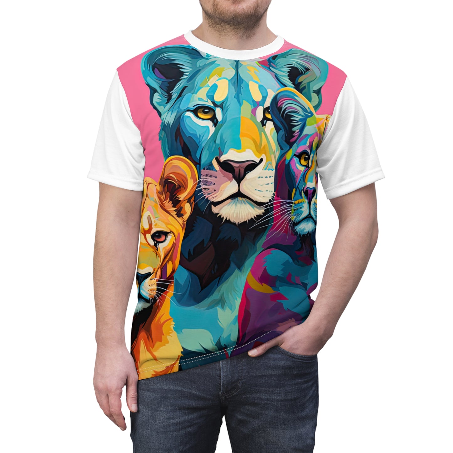 Lion Pride in White - Fashion Tee