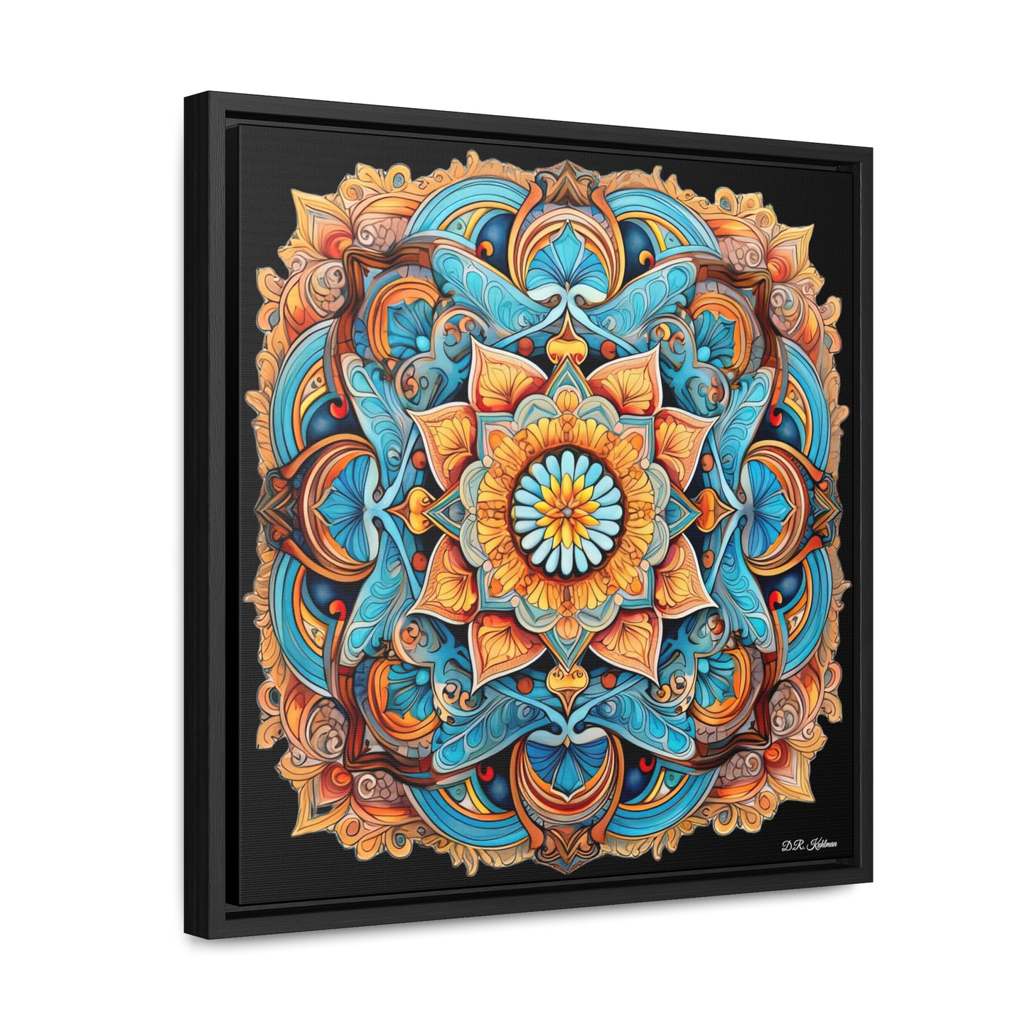 Winged Mandala on Canvas