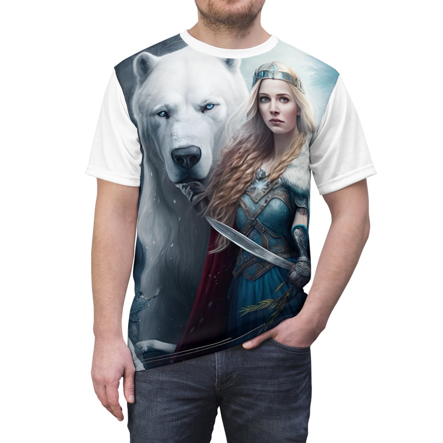 Polar Bear Baroness in White - Fashion Tee